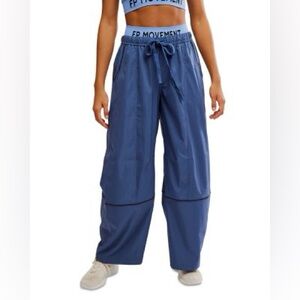FP Movement Free People Wish it Wide Leg Pants Blue XS